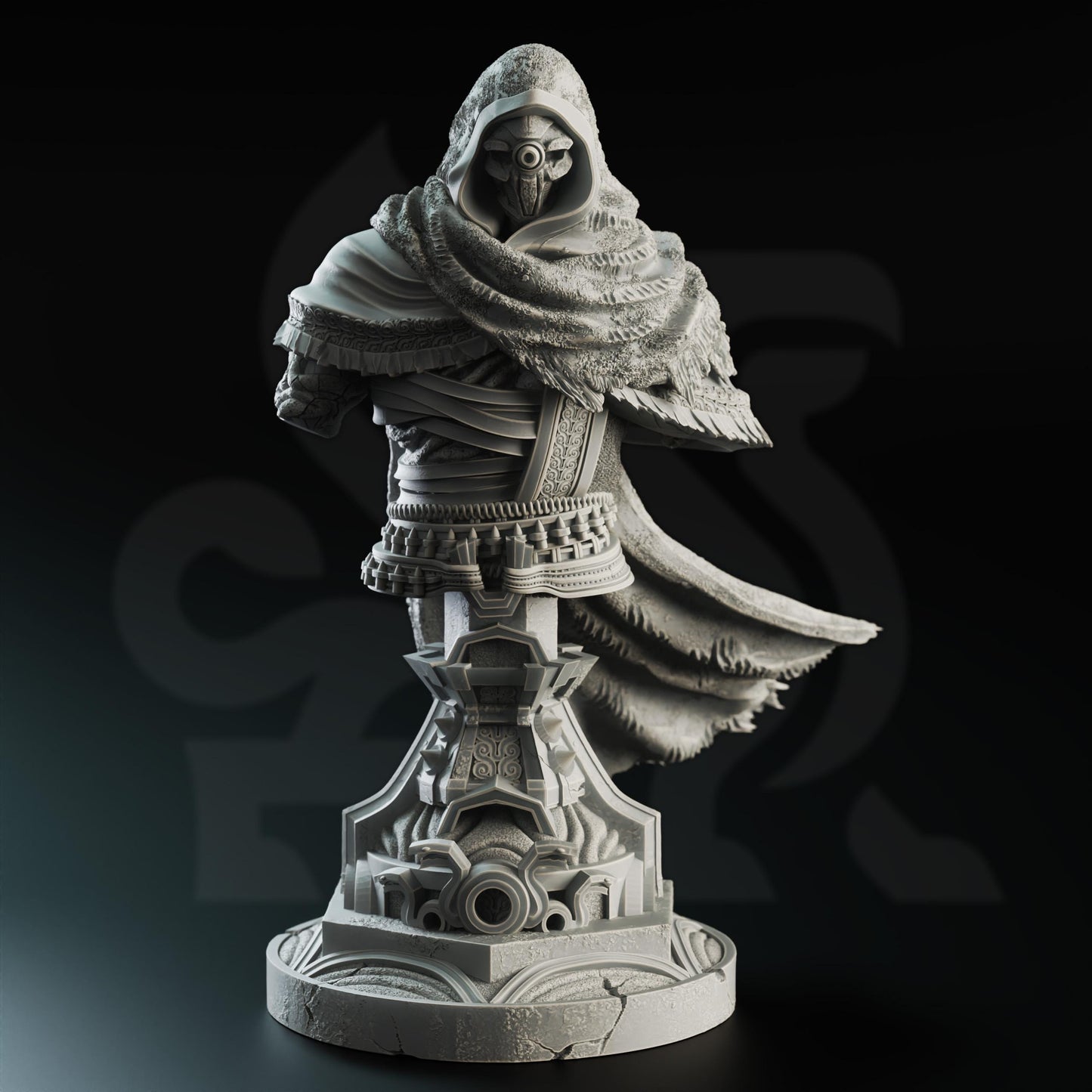 Big Iron Character Bust - Soulforged Gunslinger - Unpainted