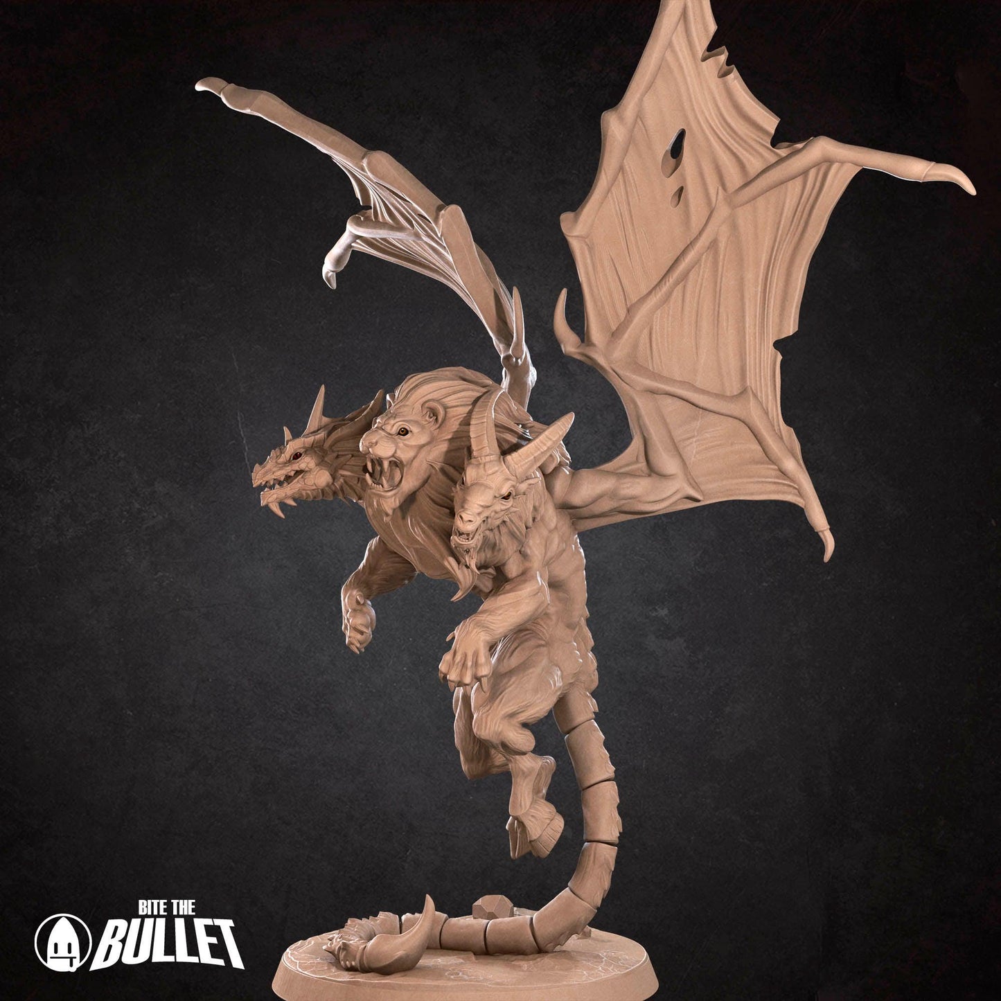 Quimera - Iconic DND Monster Mini - Role-Playing Game Miniature - Unpainted DND Monster Mini
