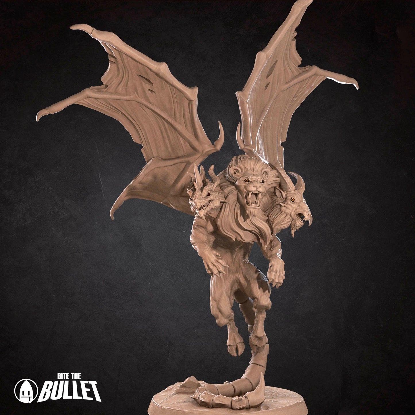 Quimera - Iconic DND Monster Mini - Role-Playing Game Miniature - Unpainted DND Monster Mini