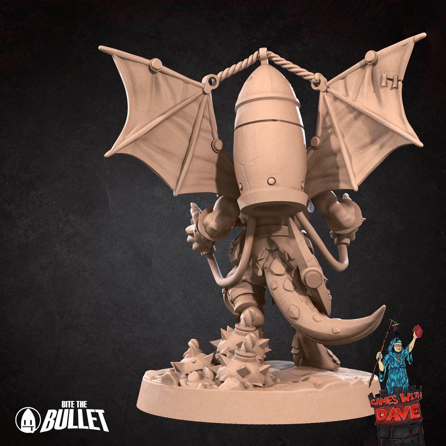 Kobold Artificer - RPG Monster Miniature - 28mm to 32mm RPG Miniature Designed by Bite the Bullet - Tabletop RPG Accessory