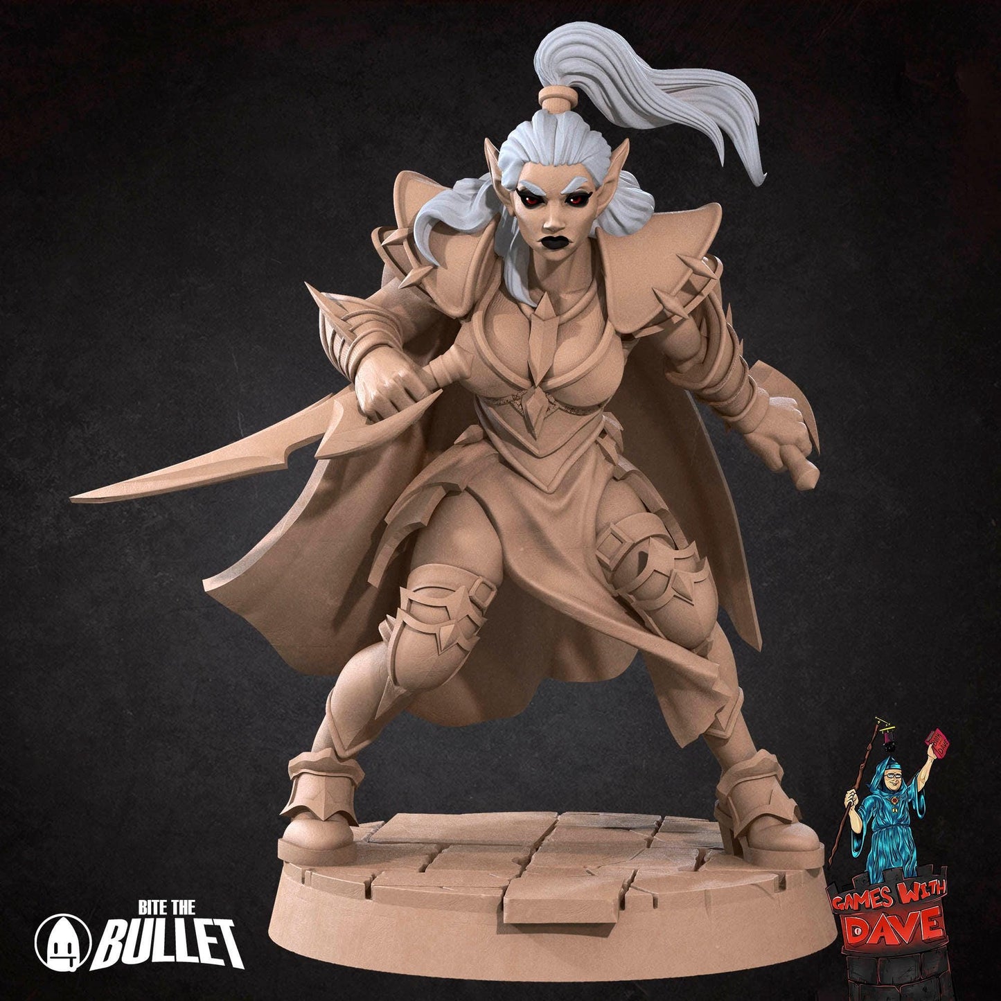 Assassin - Figurine RPG d'horreur - Figurine RPG de 28 mm à 32 mm conçue par Bite the Bullet - Accessoire RPG sur table