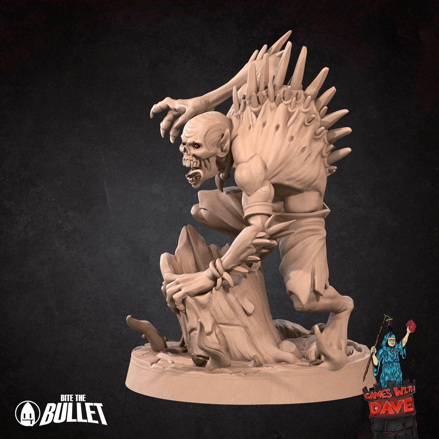 Vampire Ghoul - Horror RPG Miniature - 28mm to 32mm RPG Miniature Designed by Bite the Bullet - Tabletop RPG Accessory
