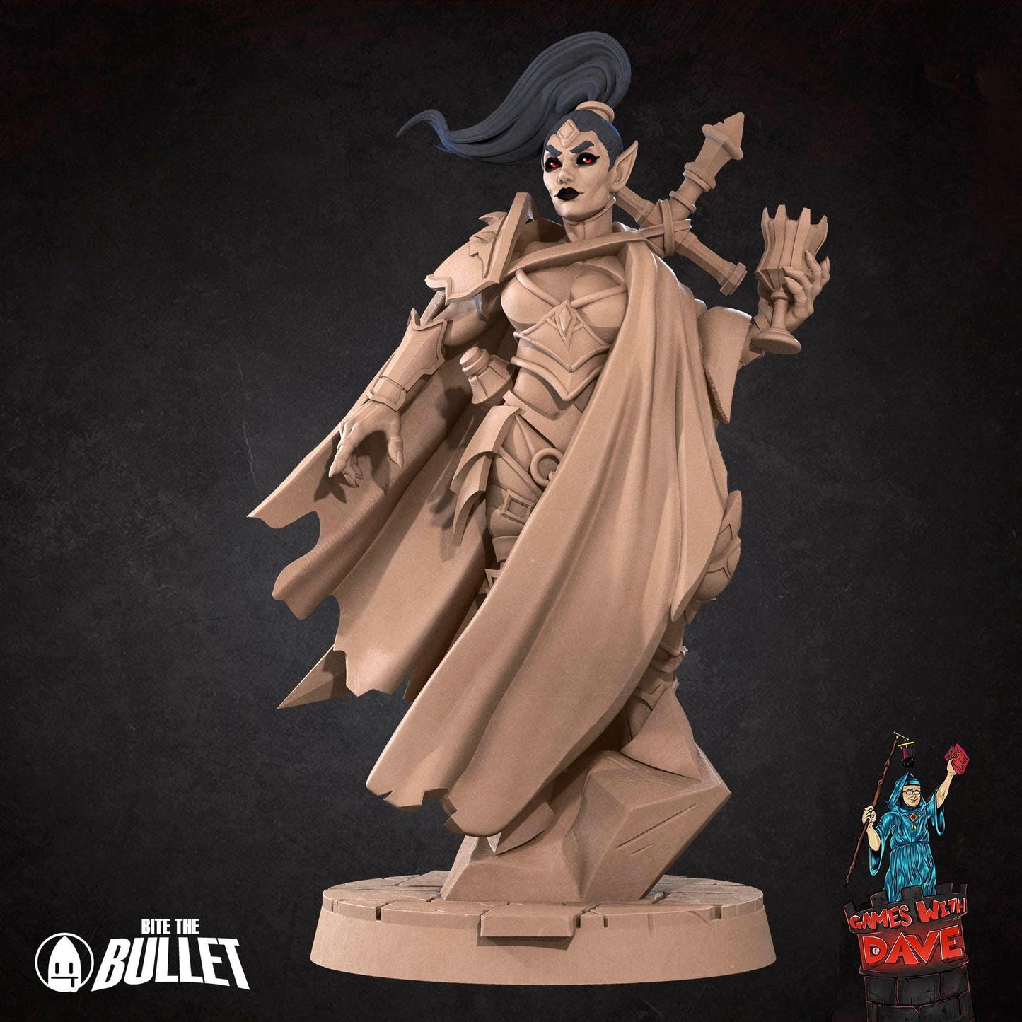 Vampire Hunter - Horror RPG Miniature - 28mm to 32mm RPG Miniature Designed by Bite the Bullet - Tabletop RPG Accessory