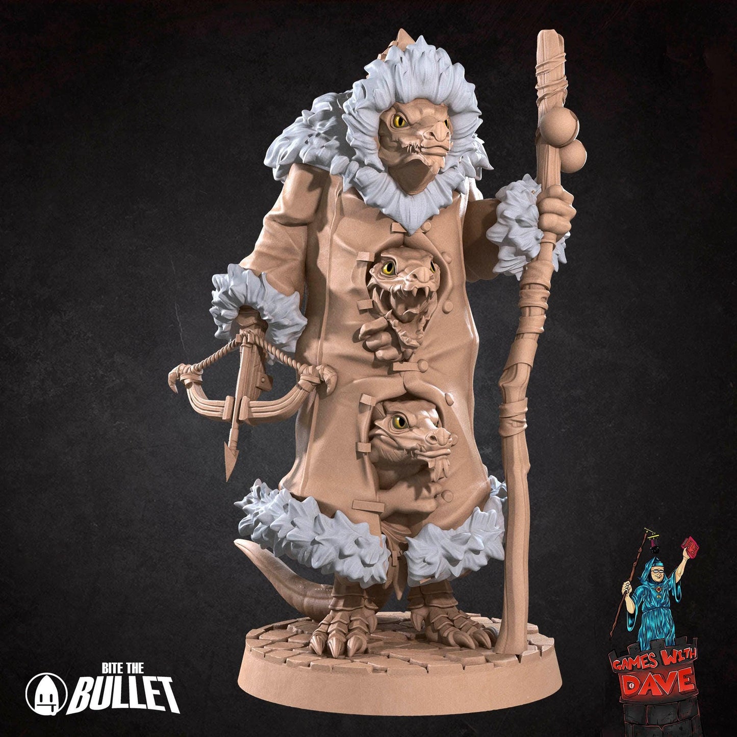Kobold Stalker - RPG Monster Miniature - 28mm to 32mm RPG Miniature Designed by Bite the Bullet - Tabletop RPG Accessory