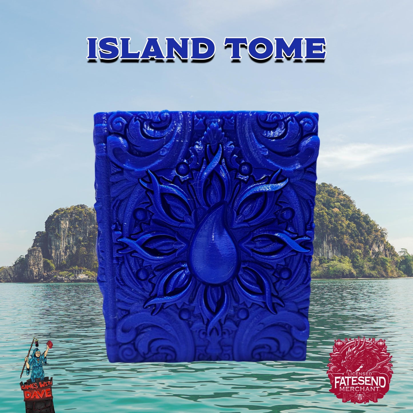 MTG Commander Deck Box Tome or Dice Tray - All 5 Mana Colors Available - Unique Design by Fates End