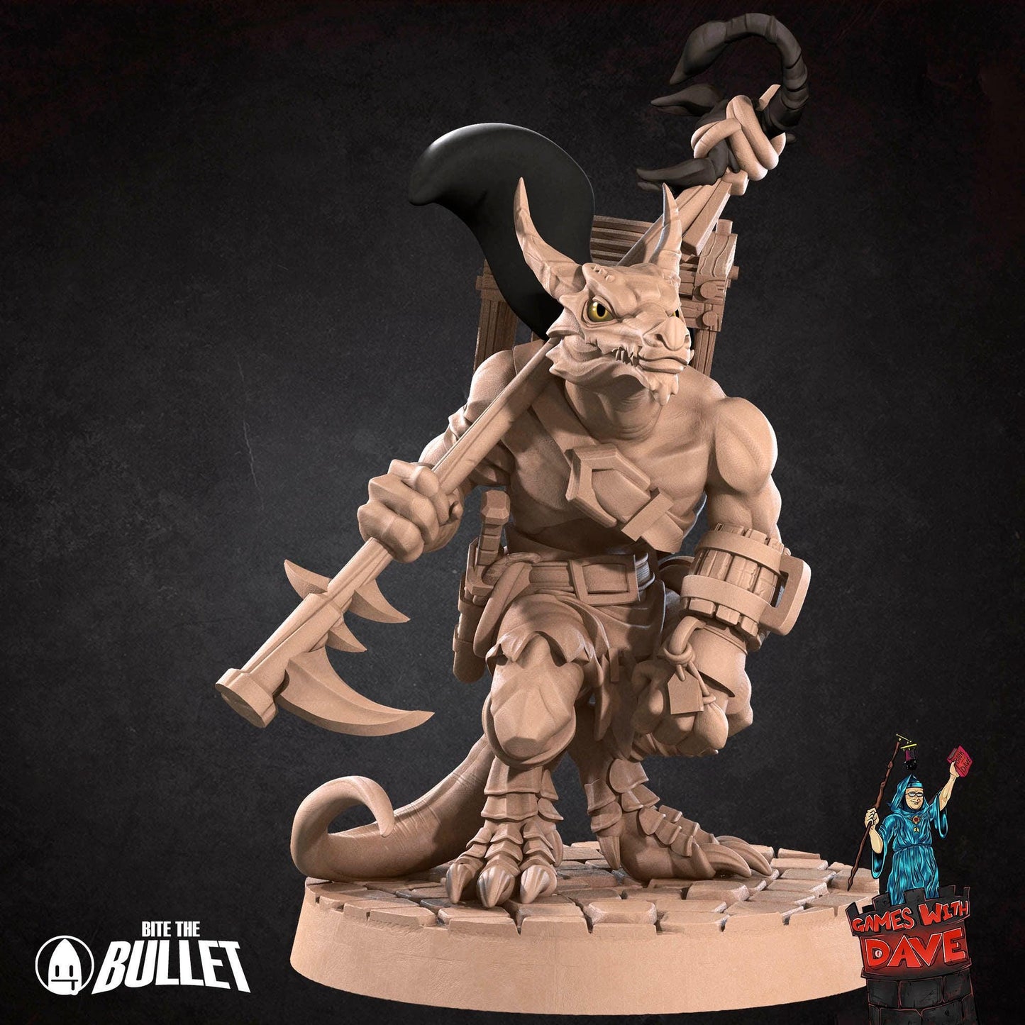Kobold Inventor - RPG Monster Miniature - 28mm to 32mm RPG Miniature Designed by Bite the Bullet - Tabletop RPG Accessory