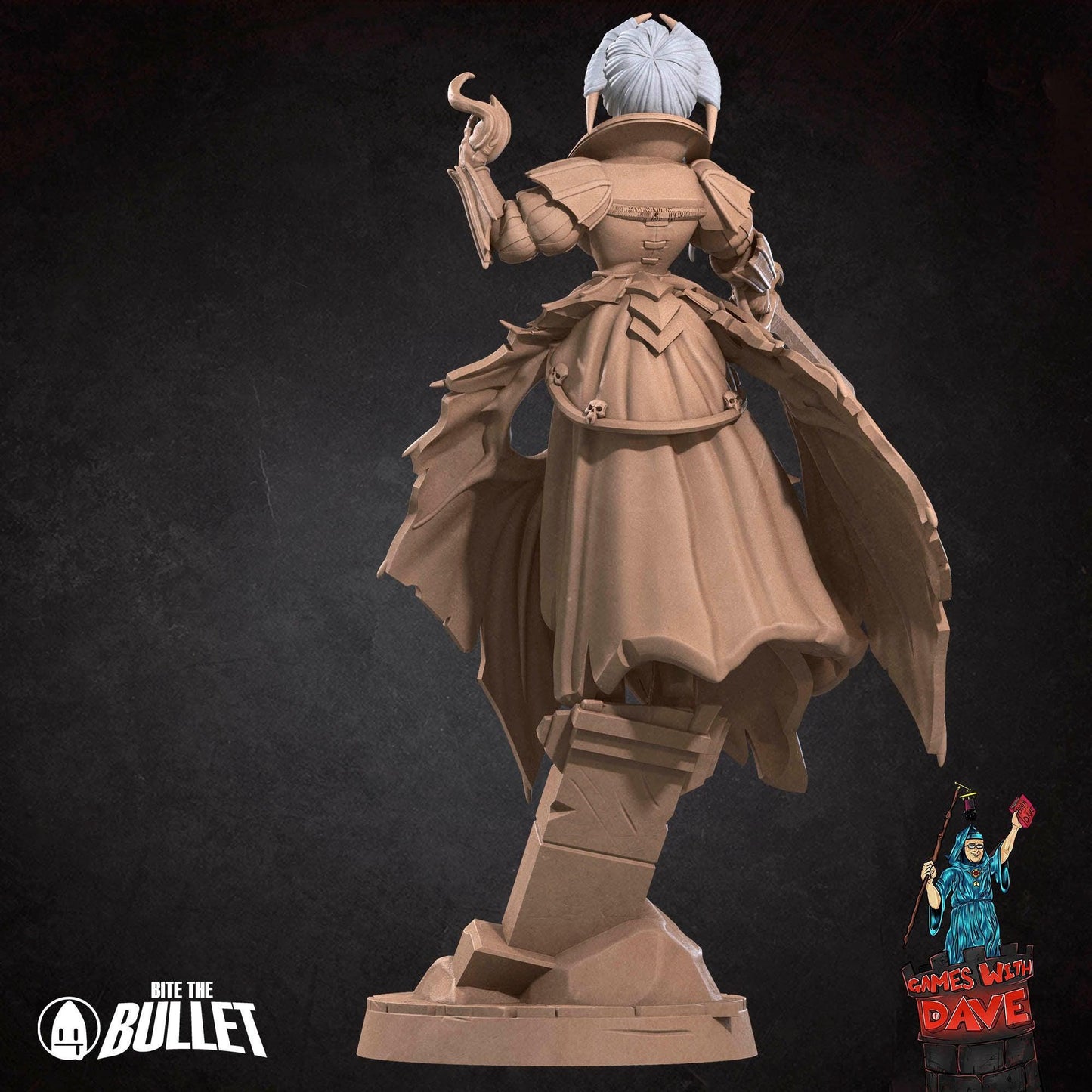 Vampiric Witch - Horror RPG Miniature - 28mm to 32mm RPG Miniature Designed by Bite the Bullet - Tabletop RPG Accessory