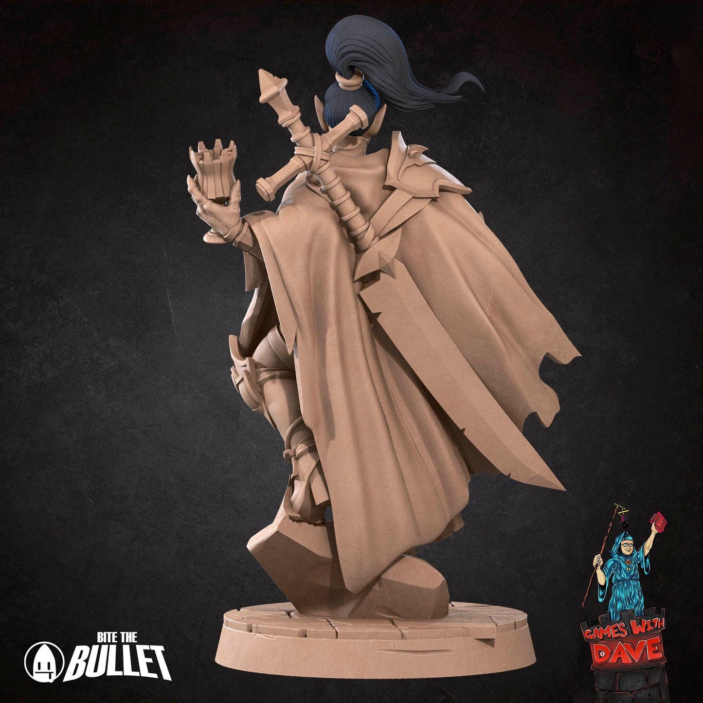 Vampire Hunter - Horror RPG Miniature - 28mm to 32mm RPG Miniature Designed by Bite the Bullet - Tabletop RPG Accessory