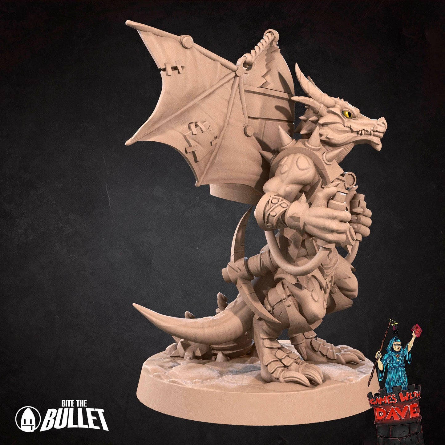 Kobold Artificer - RPG Monster Miniature - 28mm to 32mm RPG Miniature Designed by Bite the Bullet - Tabletop RPG Accessory