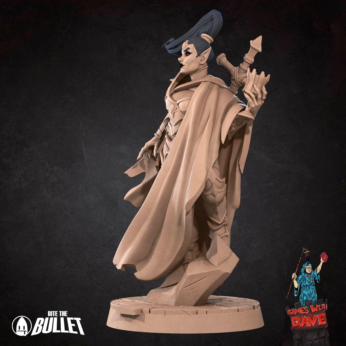 Vampire Hunter - Horror RPG Miniature - 28mm to 32mm RPG Miniature Designed by Bite the Bullet - Tabletop RPG Accessory