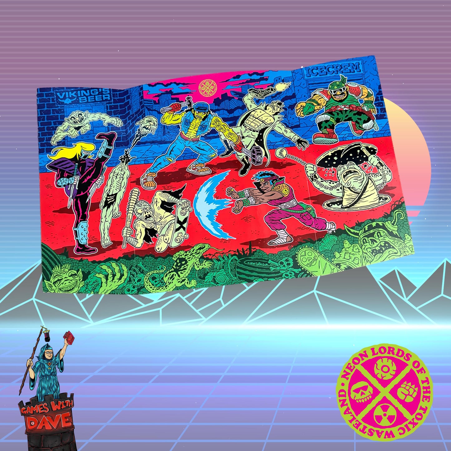 Neon Lords of the Toxic Wasteland RPG - Pantalla del DJ
