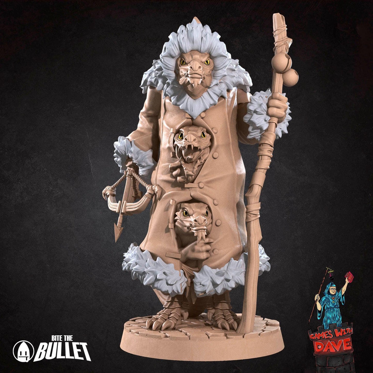 Kobold Stalker - RPG Monster Miniature - 28mm to 32mm RPG Miniature Designed by Bite the Bullet - Tabletop RPG Accessory