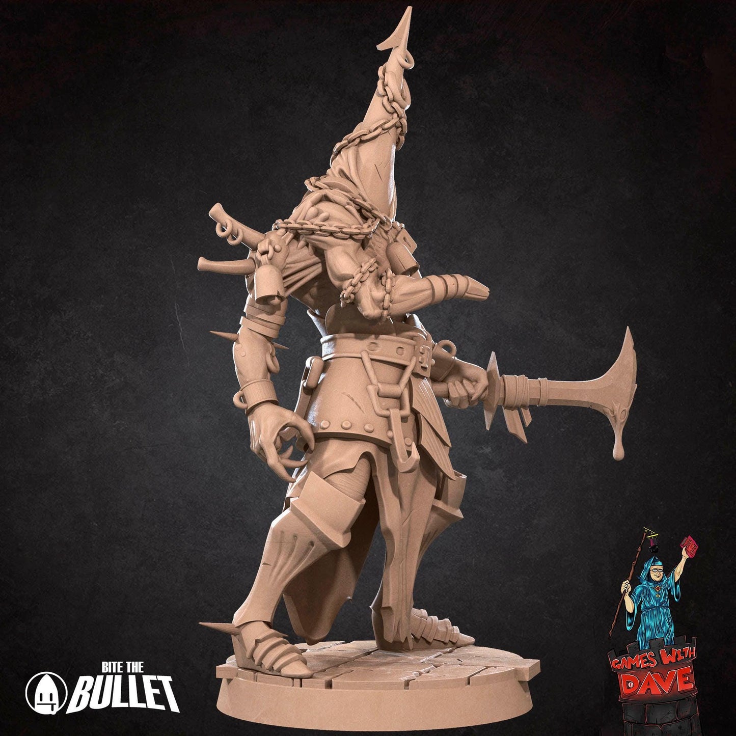 Abomination - Figurine RPG d'horreur - Figurine RPG de 28 mm à 32 mm conçue par Bite the Bullet - Accessoire RPG sur table