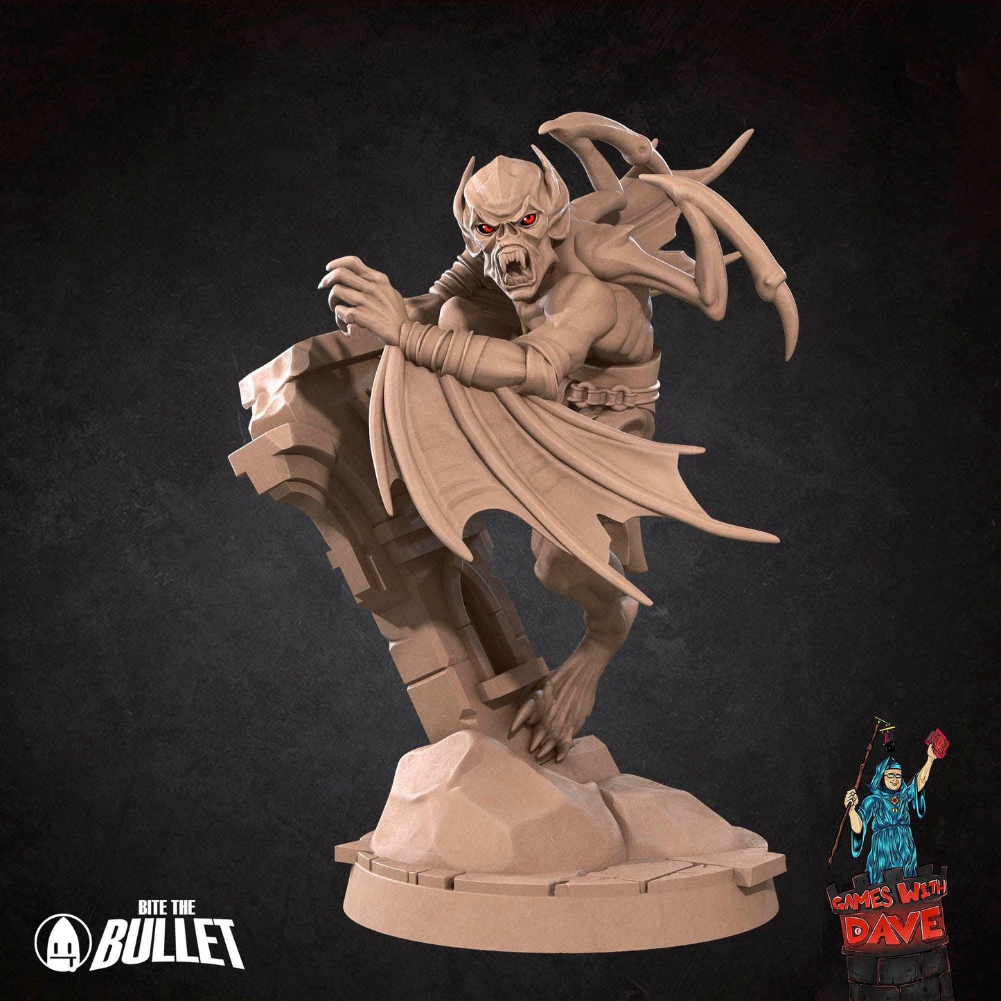 Grave Monster - Horror RPG Miniature - 28mm to 32mm RPG Miniature Designed by Bite the Bullet - Tabletop RPG Accessory