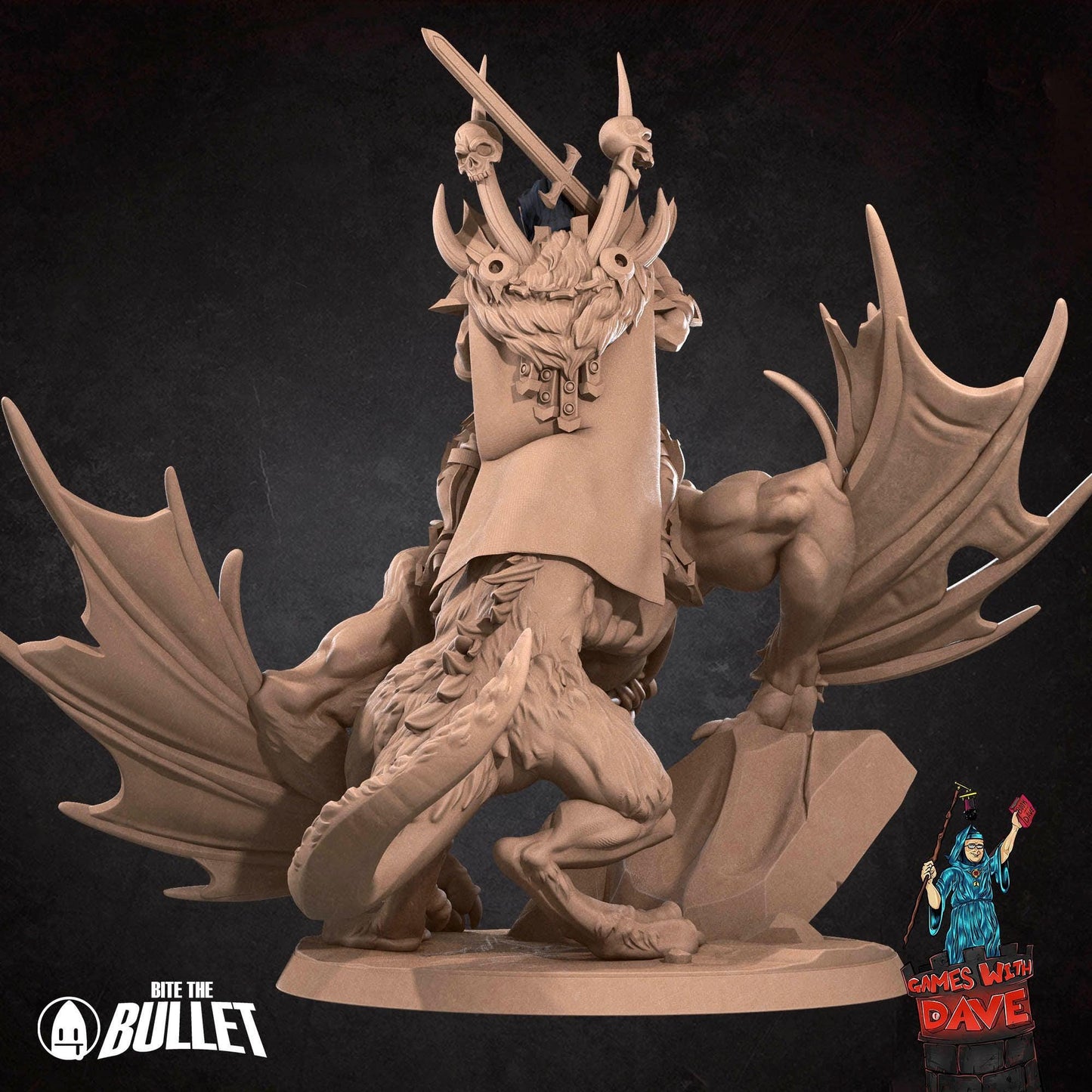 Vampire Commander - Horror RPG Miniature - 28mm to 32mm RPG Miniature Designed by Bite the Bullet - Tabletop RPG Accessory