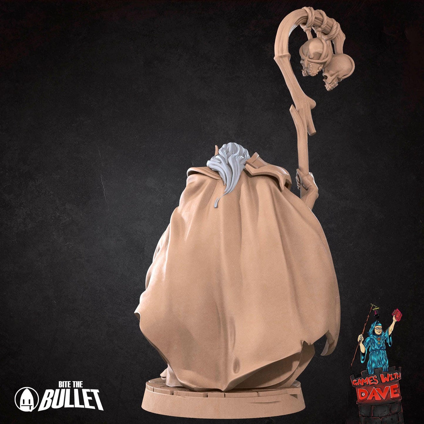 Vampire Sorcerer - Horror RPG Miniature - 28mm to 32mm RPG Miniature Designed by Bite the Bullet - Tabletop RPG Accessory
