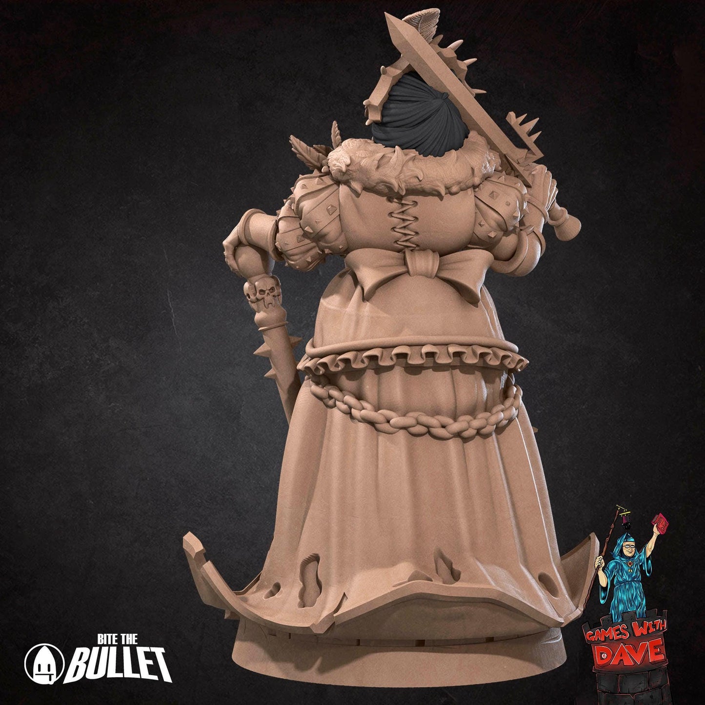 Vampire Countess - Horror RPG Miniature - 28mm to 32mm RPG Miniature Designed by Bite the Bullet - Tabletop RPG Accessory