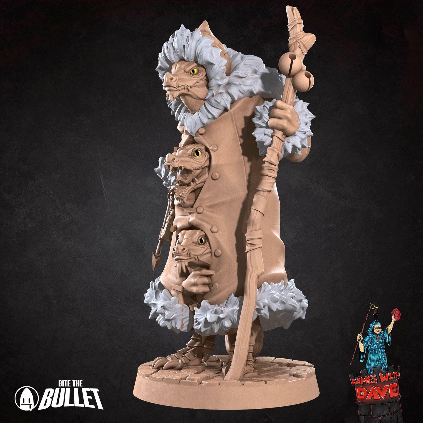 Kobold Stalker - RPG Monster Miniature - 28mm to 32mm RPG Miniature Designed by Bite the Bullet - Tabletop RPG Accessory