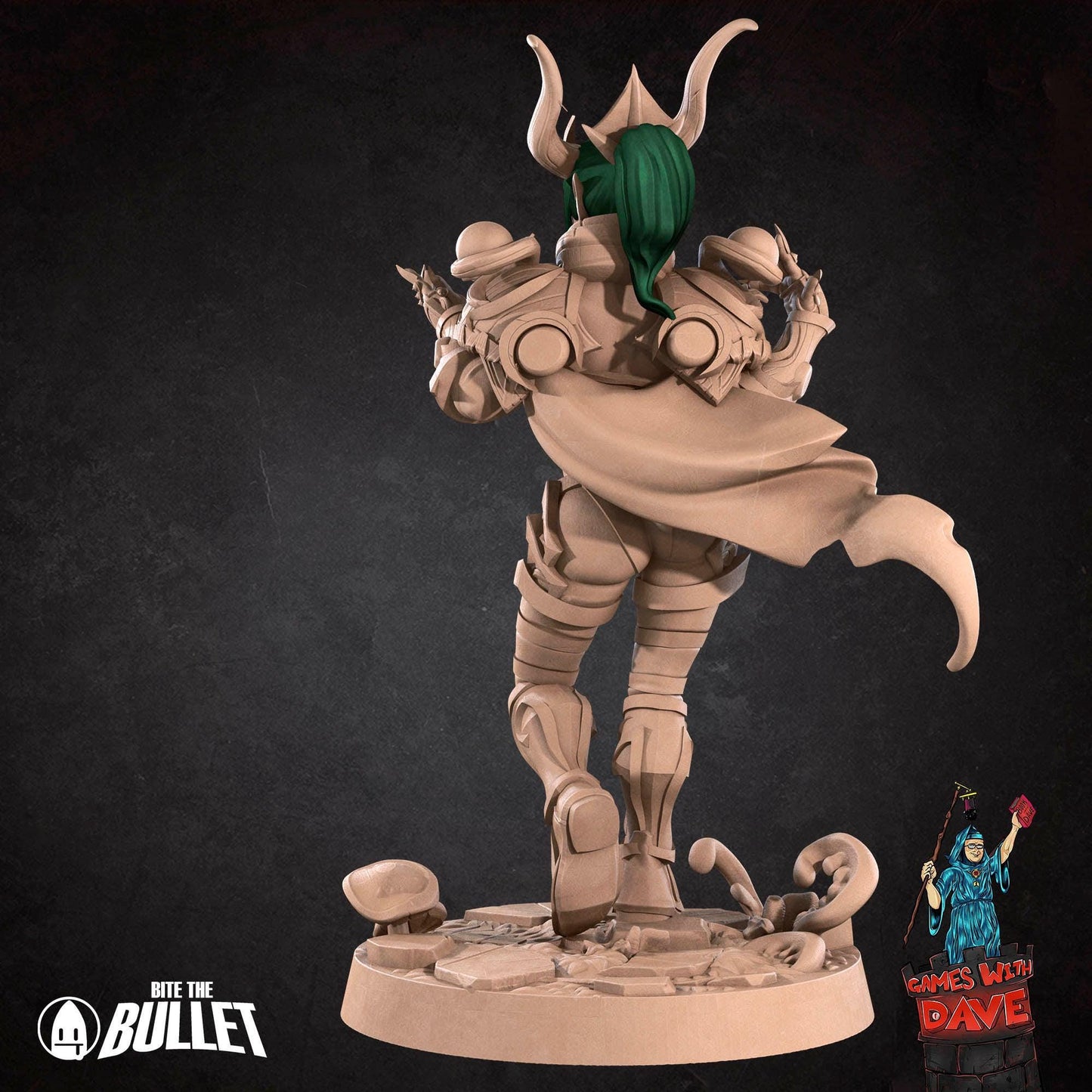 Esmerelda - Tiefling Miniature for Role-Playing Games - Mini for Tabletop RPG's - Tabletop RPG Accessory