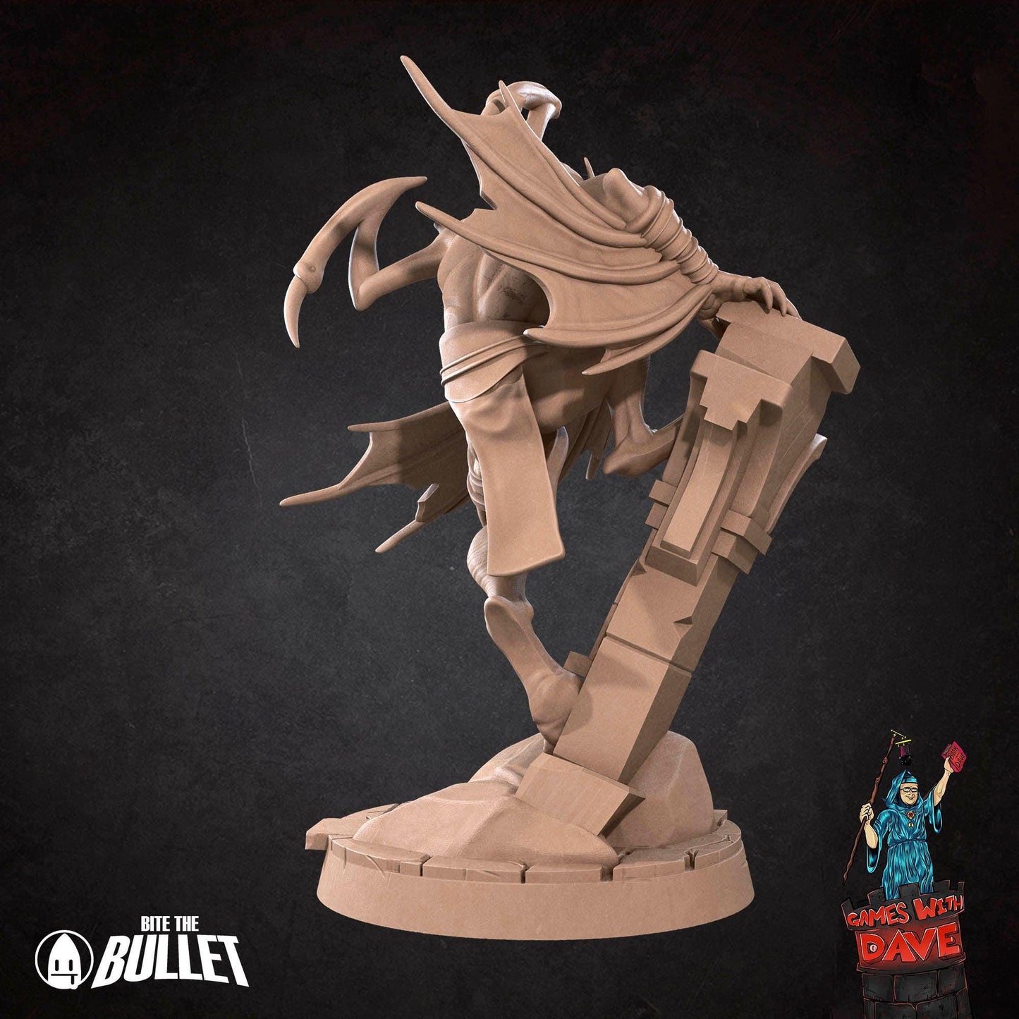 Grave Monster - Horror RPG Miniature - 28mm to 32mm RPG Miniature Designed by Bite the Bullet - Tabletop RPG Accessory