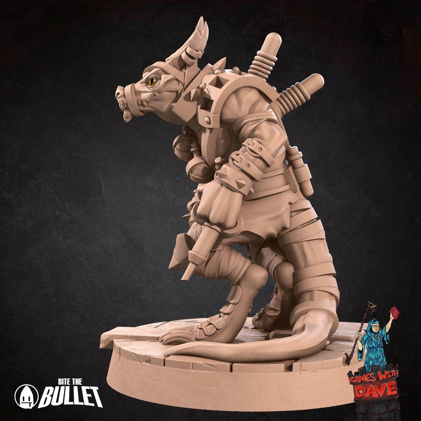 Kobold Alchemist - RPG Monster Miniature - 28mm to 32mm RPG Miniature Designed by Bite the Bullet - Tabletop RPG Accessory