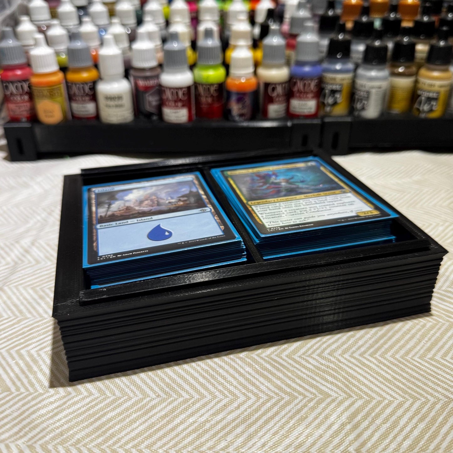 MTG Commander Deck Box Tome or Dice Tray - All 5 Mana Colors Available - Unique Design by Fates End