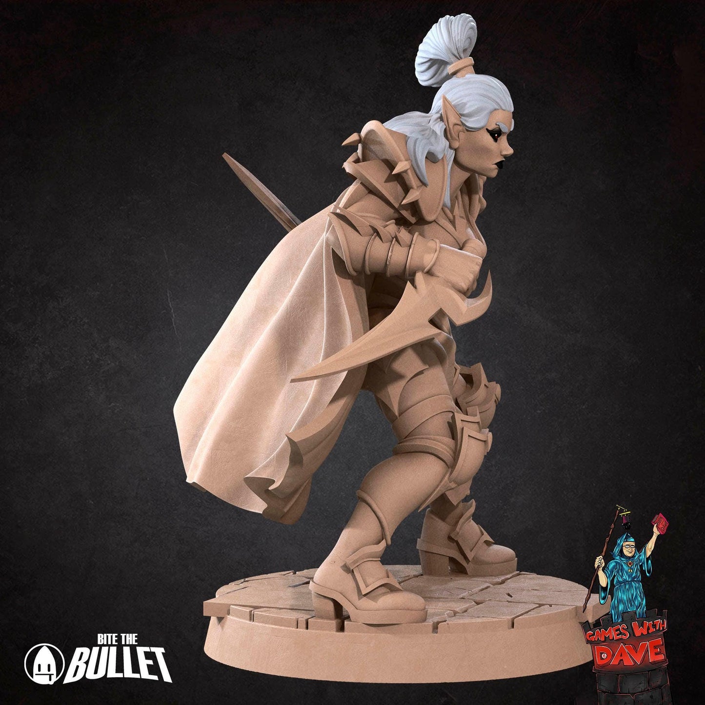 Assassin - Figurine RPG d'horreur - Figurine RPG de 28 mm à 32 mm conçue par Bite the Bullet - Accessoire RPG sur table