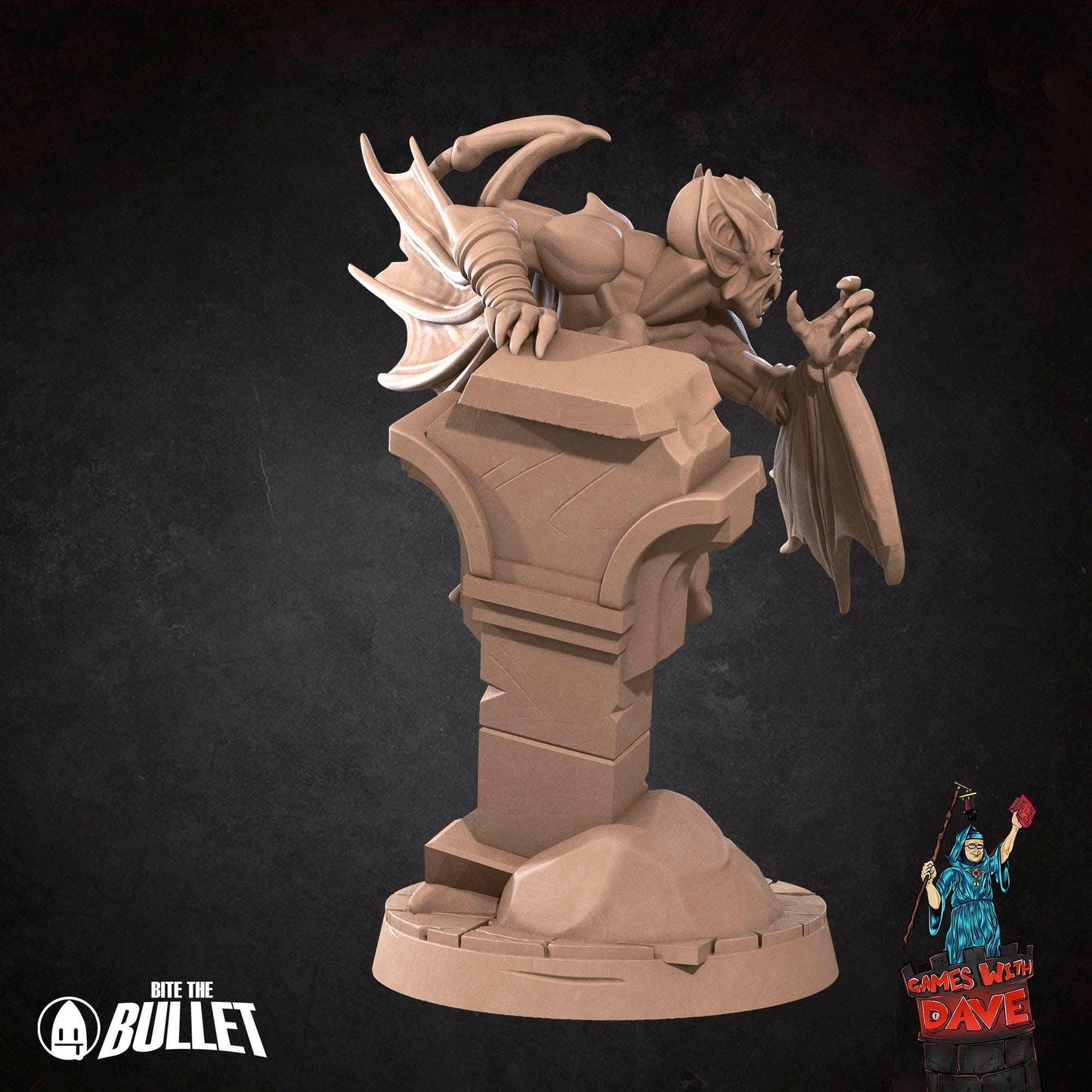 Grave Monster - Horror RPG Miniature - 28mm to 32mm RPG Miniature Designed by Bite the Bullet - Tabletop RPG Accessory
