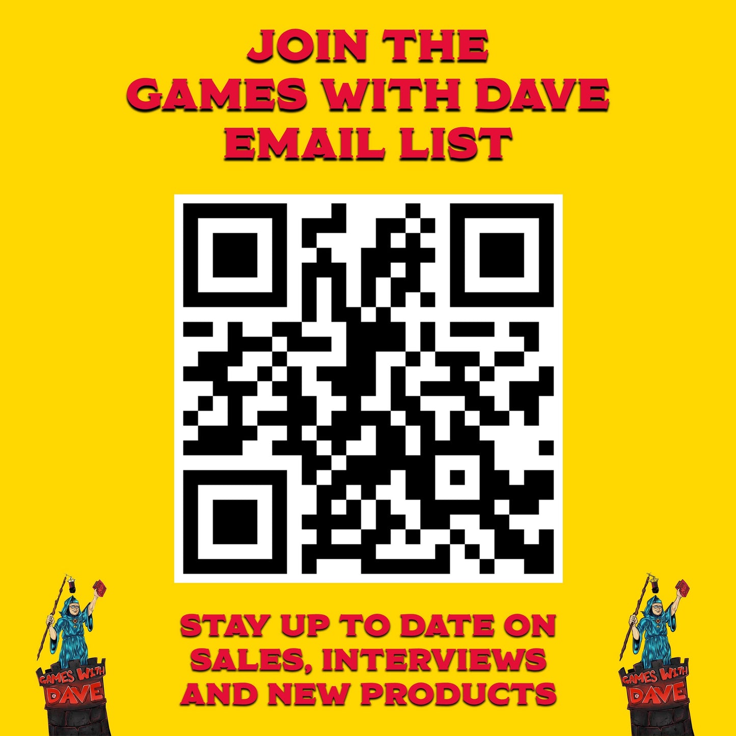 a qr code for an email list