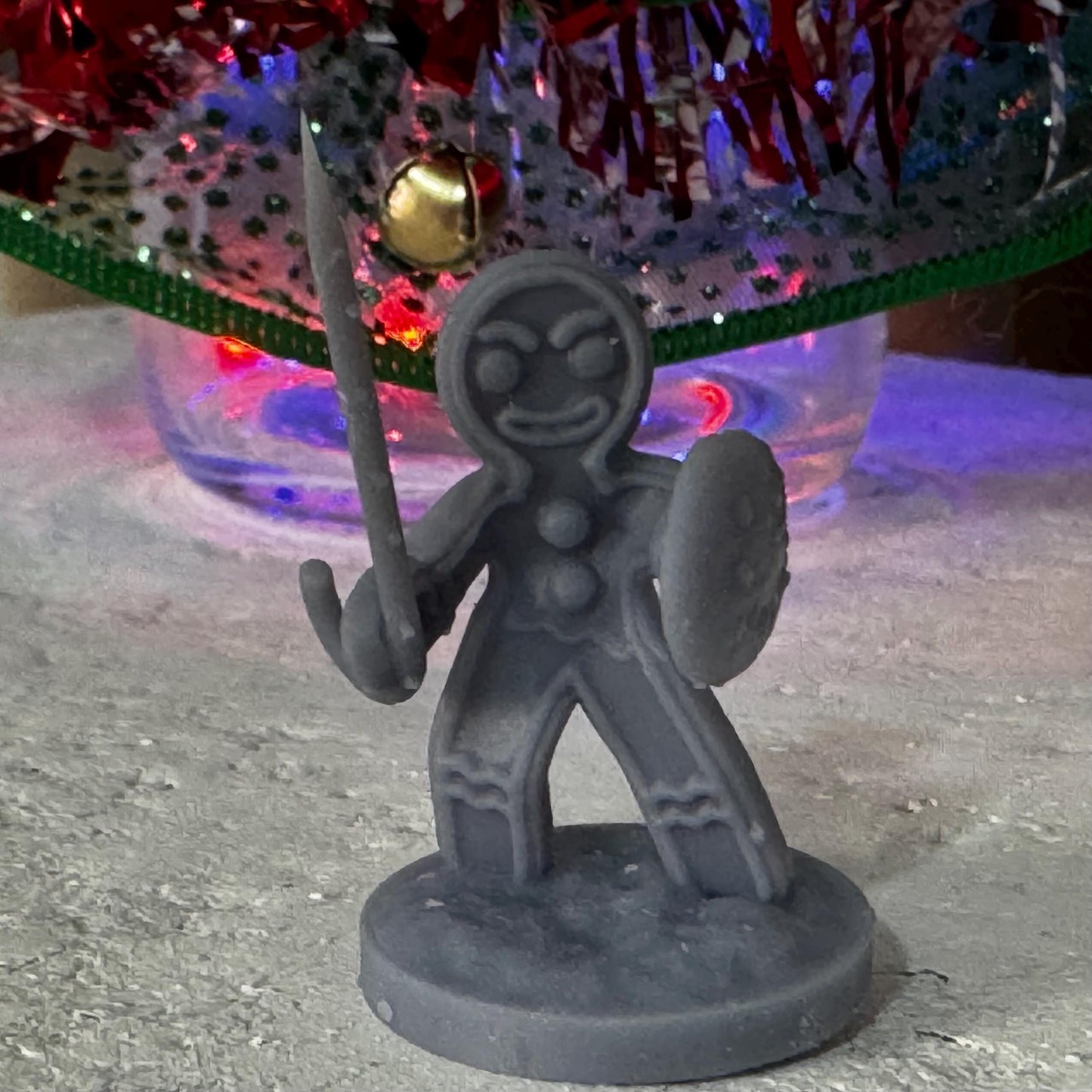Holiday Horrors Gingerbread RPG Minis - Evil Gingerbread Men Miniatures - Unpainted - Includes 5E Stat Sheet