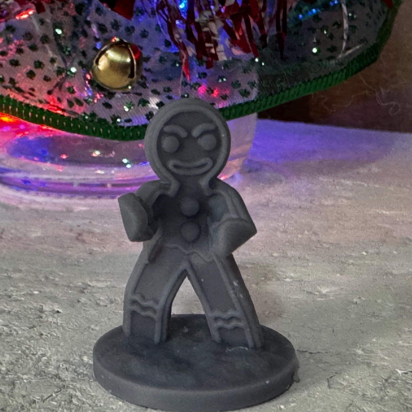 Holiday Horrors Gingerbread RPG Minis - Evil Gingerbread Men Miniatures - Unpainted - Includes 5E Stat Sheet