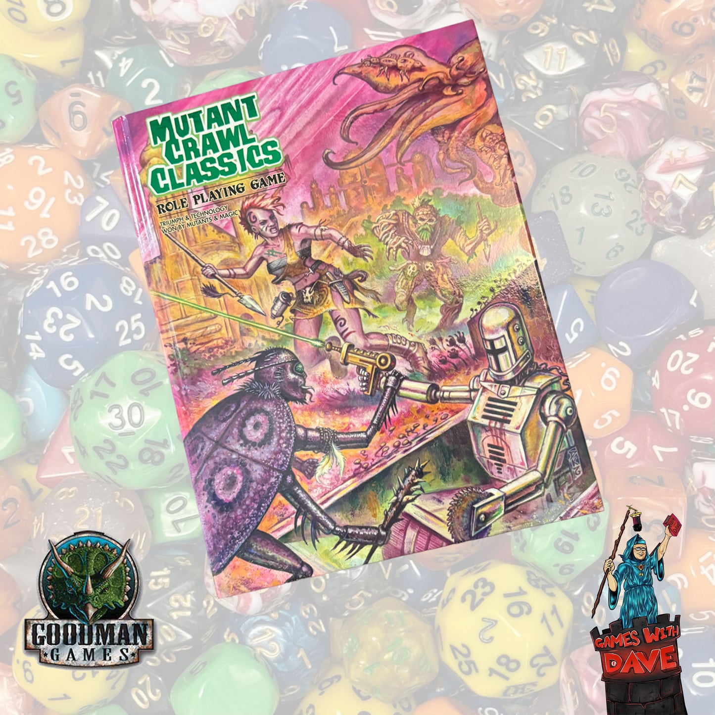 Libro de reglas básicas de Mutant Crawl Classics - MCC RPG