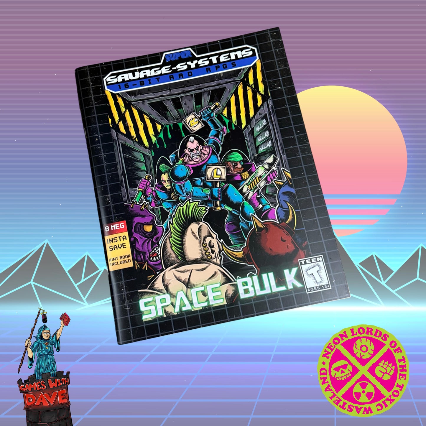 Space Bulk - Suplemento y aventura de generador aleatorio - Señores neón del páramo tóxico