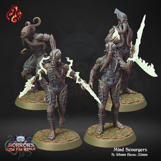 a couple of figurines that are on a table